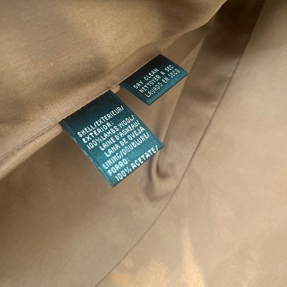 VINTAGE LAUREN RALPH LAUREN Wool Jacket With Side Pockets and Front Zipper - Picture 7 of 7